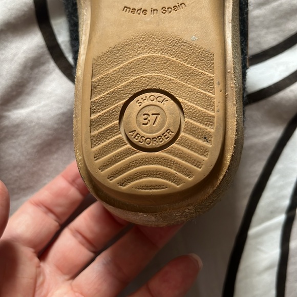 Taos Woolness wool clogs slides size EU 37 US 6-6.5 - Picture 8 of 11
